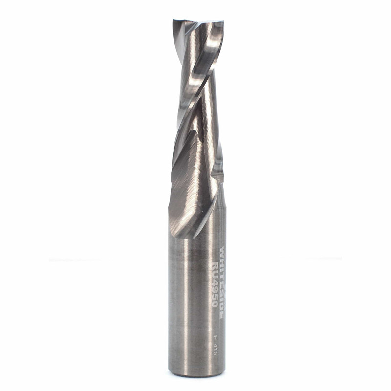 Upcut Spiral Router Bit - 1/2" SH - Flutes:Double Flute - Diameter:7/16" - Cutting Length:1-1/4"